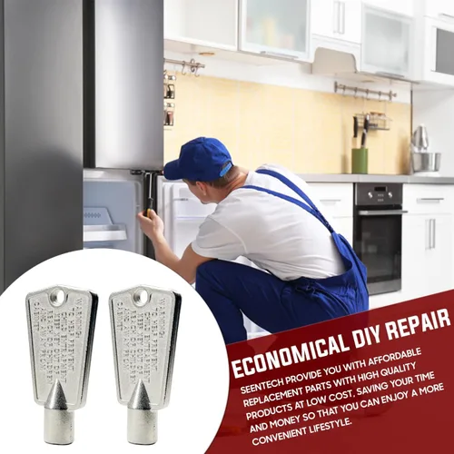 Miniatura 6 de 216702900 Llaves de puerta de congelador de metal - Compatible con Frigidaire, Kenmore, GE Freezers - Repalces: AP4301346, AP4071414, PS2061565