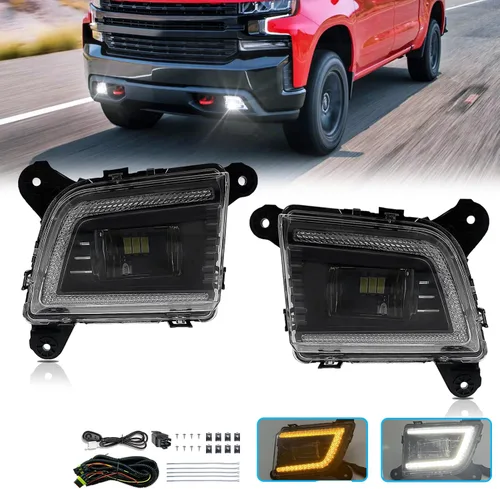 Miniatura 46 de Fog Lights Compatible With 2013 2014 2015 Ford Explorer Front Bumper Driving Lamp Assembly Clear Lens