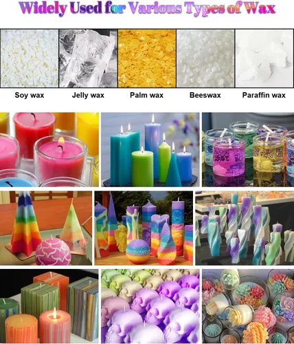 Miniatura 5 de FansArriche Tinte para velas - 26 colores de tinte líquido a base de aceite para cera de vela, color de vela vívido para fabricación de velas DIY