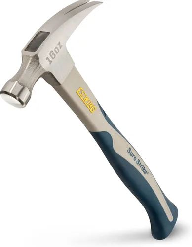 Miniatura 7 de ESTWING Sure Strike Hammer - Martillo de garra curvada de 16 onzas con cara lisa y mango de fibra de carbono, SSCF16C