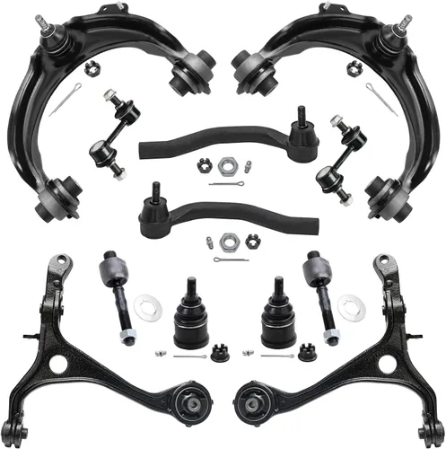 Miniatura 107 de Detroit Axle - Kit de extremo delantero para Ford 1998-2001 Explorer Mercury Mountaineer, 4 barras estabilizadoras delanteras y traseras, 2 brazos