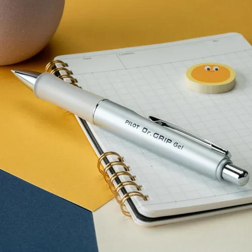 Miniatura 4 de Pilot Dr. Grip Bolígrafo de gel retráctil, limitado, metálico (Platinum Metallic Barrel)