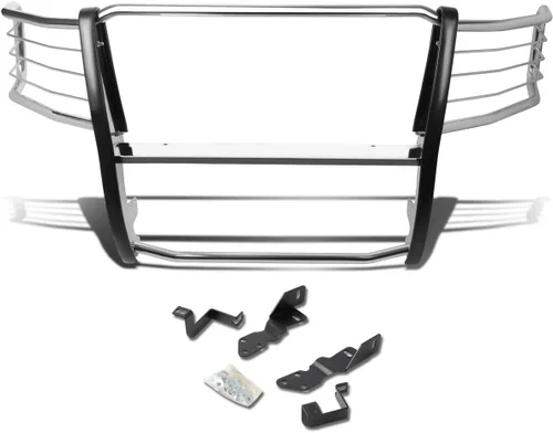 Miniatura 9 de DNA Motoring GRILL-G-015-BK Protector de rejilla de cepillo para defensa delantera, negro