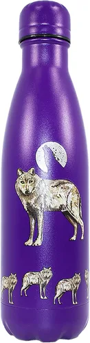 Miniatura 13 de NatureVac - Black Bear de Deluxebase. Botella de agua de acero inoxidable con aislamiento térmico de 17 onzas. Frasco de vacío reutilizable y a