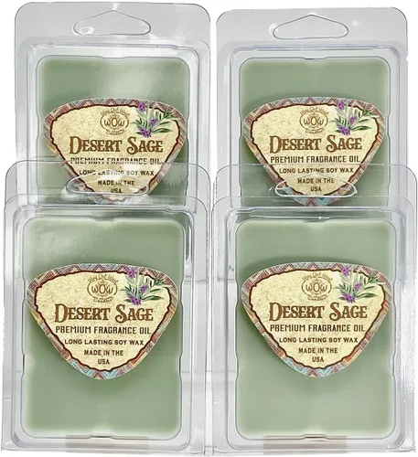 Miniatura 17 de Cera perfumada para calentadores de cera, ambientador aromático, paquete de 4, juego surtido de 6 cubos de fusión, hecho a mano en Estados Unidos