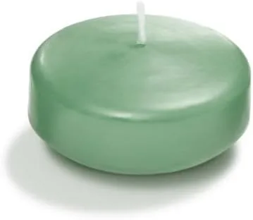 Miniatura 103 de yummi Caja de 18 velas flotantes color rojo rubí de 3 pulgadas