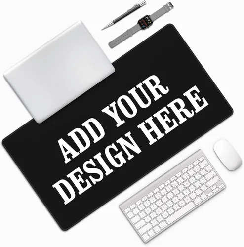 Miniatura 10 de OHORTEB Alfombrilla de ratón personalizada con foto, tapete de escritorio para laptop con imagen personalizada y texto, almohadilla de escritorio