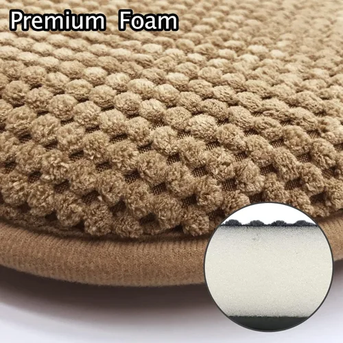 Miniatura 3 de Cojines Azules para Sillas de Comedor Antideslizantes de Espuma Cojines de Asiento de Cocina Lavables Suaves Gruesos Almohadillas de Patio Grandes