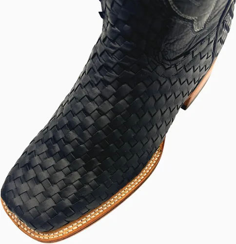 Miniatura 5 de The Western Shops Botas vaqueras con punta cuadrada para hombre