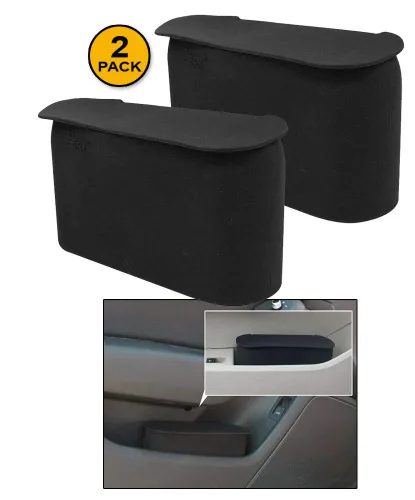 Miniatura 4 de JAVOedge cesto de basura con tapa color Negro, pequeño, material flexible, se adapta En La Mayoría De Puertas Laterales, talla única , Negro