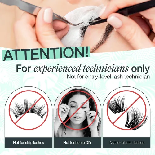 Miniatura 7 de LASHVIEW - Pegamento para extensiones de pestañas, 0.3 seg de secado rápido, permanencia de 6-8 semanas, adhesivo negro profesional, pegamento