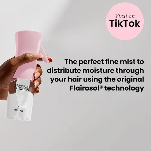 Miniatura 4 de Tangle Teezer Ultimate Detangler cepillo y botella de spray continuo de niebla fina de tamaño viaje, para todo tipo de cabello, rosa milenario