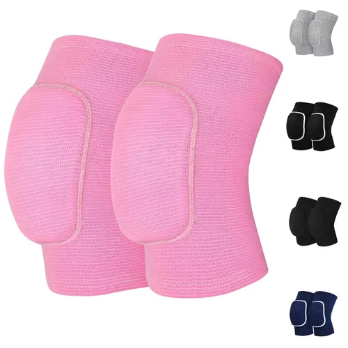 Miniatura 7 de HISFFOG Rodilleras de voleibol para mujeres, hombres, jóvenes, niñas, niños, rodilleras para voleibol, baloncesto, fútbol, baile, yoga, tenis