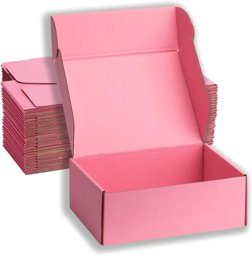 Miniatura 16 de Cajas de envío pequeñas de 6 x 4 x 3 pulgadas, cajas de cartón corrugado negro (paquete de 20) para correo, embalaje, pequeñas empresas y embalaje