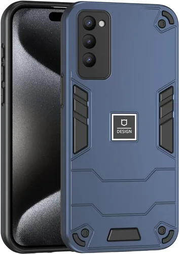 Miniatura 436 de Funda compatible con Huawei Y9 Prime (2019), compatible con Huawei Y9 Prime (2019) 4G STK-L21 2 en 1 [PC duro + TPU], funda de teléfono azul