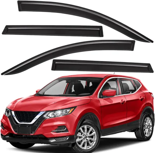 Miniatura 6 de Lightronic Visera de ventana de ventilación automática con clip extra duradera en canal, compatible con Nissan Rogue Sport 2017-2022, protector