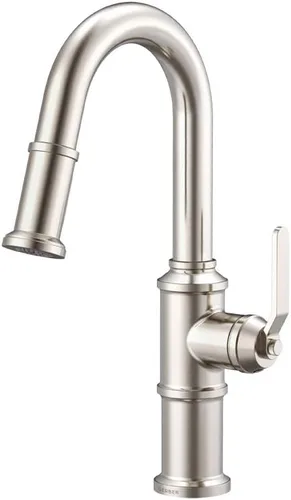 Gerber Kinzie - Grifo de barra pulverizadora extraíble de una sola manija Acero inoxidable
