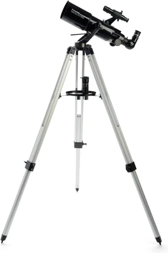 Celestron - Telescopio PowerSeeker 80AZS - Telescopio manual Alt-Azimuth para principiantes - Compacto y portátil - Paquete de software de