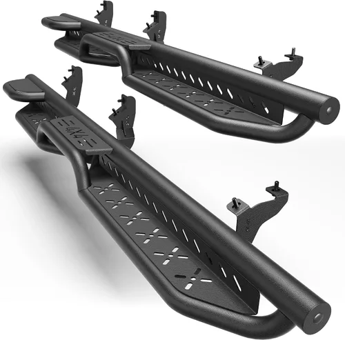 Miniatura 39 de Estribos para Wrangler JK 2007-2018, pasos de trabajo de acero resistente Heavy-Duty Work Steps, 550-LB Capacity, Easy Cab & Bed Access, Jobsite