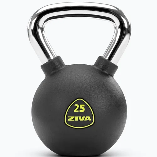 ZIVA - Pesa rusa de acero fundido macizo y caucho virgen de alta calidad, varios tamaños de 5 a 50 libras, diseño sin olor, agarre ergonómico y e)