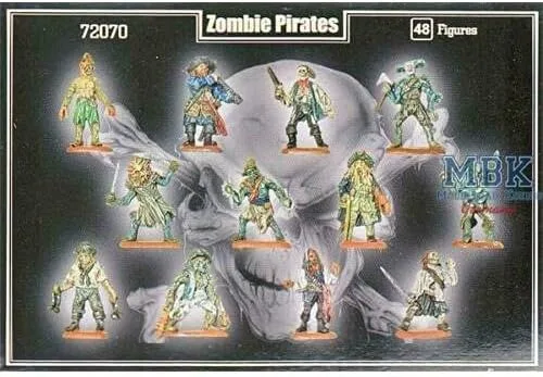 Miniatura 3 de Mars Figures 72070-1/72 Kit de modelado de plástico a escala Zombie Pirates, kit