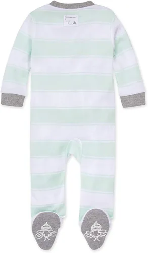 Miniatura 2 de Burts Bees Baby - Pijama de una pieza enterizo de bebé de 100 algodón orgánico con cremallera frontal para dormir
