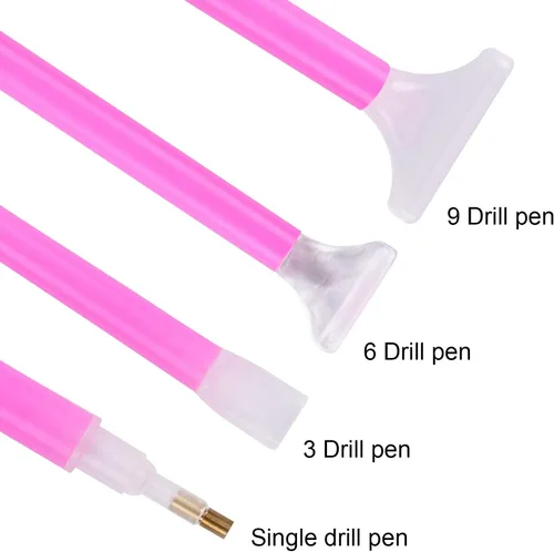 Miniatura 7 de FEBSNOW 8 paquetes de 5D Diamond Art Painting Bordado Art Pen Tool para hacer manualidades de bricolaje