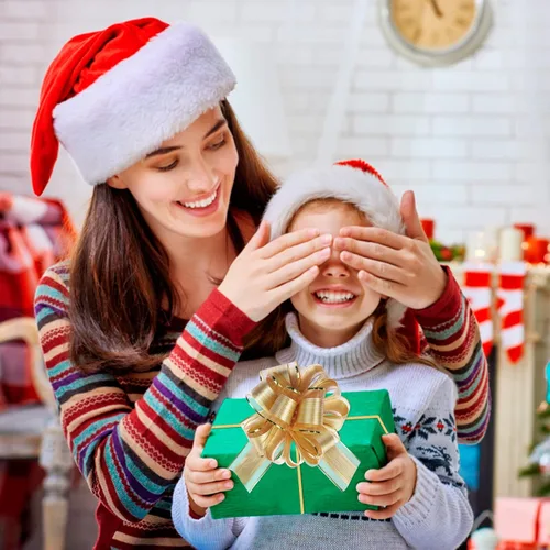Miniatura 7 de Paquete de 12 lazos grandes de 6 pulgadas para envolver regalos, lazos de cinta para cestas de regalo de boda, lazos de envoltura de regalo de Dorado
