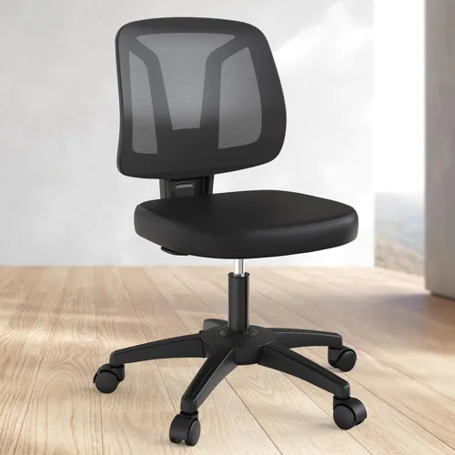 Miniatura 7 de Silla de escritorio ergonómica con brazos abatibles, soporte lumbar para trabajo, estudio, adultos y estudiantes