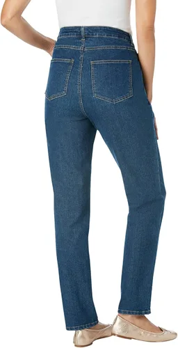 Miniatura 3 de Woman Within Jeans elásticos de pierna recta de talla grande para mujer