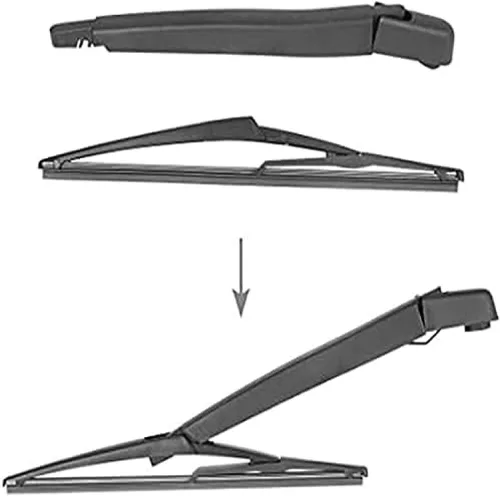 Miniatura 3 de Limpiaparabrisas trasero, para Opel Zafira B 2005-2014 12.598 in limpiaparabrisas trasero del coche limpiaparabrisas trasero limpiaparabrisas brazo