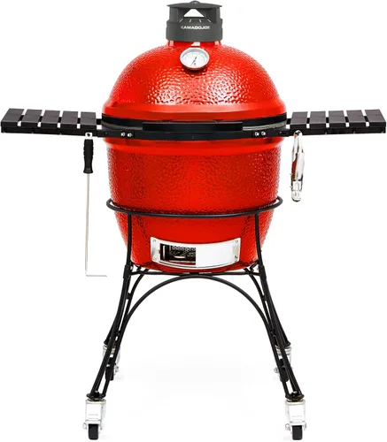 Miniatura 9 de Kamado Joe Classic Joe Series II - Parrilla de carbón de cerámica independiente de 18 pulgadas y ahumador con bisagra AirLift, ventilación superior