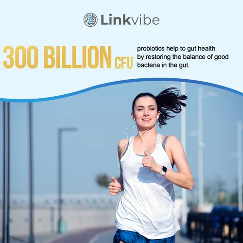 Miniatura 6 de Probiótico 300 mil millones de UFC – 12 cepas con prebióticos orgánicos para la salud digestiva e intestinal, inmune, hinchazón – Probióticos