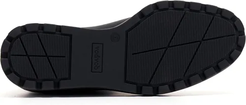 Miniatura 5 de vodvob Botas de tobillo para mujer, botines de tacón de cuña elásticos con plataforma Chelsea sin cordones y suela de lengüeta