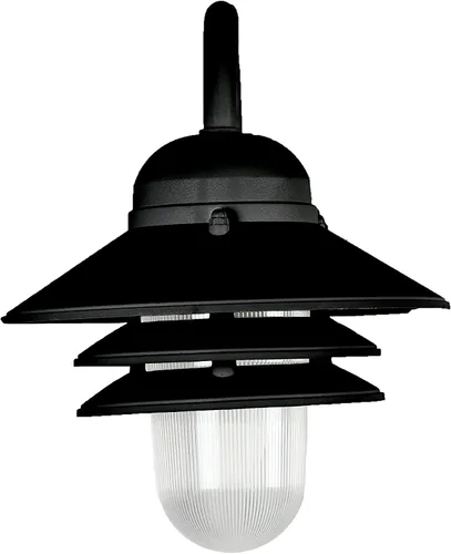 Miniatura 2 de Sunlite 41370-SU - Accesorio de pared para exteriores estilo náutico, base media (E26), policarbonato resistente a la intemperie, lente acrílica