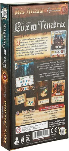 Miniatura 2 de Res Arcana Lux et Tenabrae Juego de mesa EXPANSIÓN – Juego de aventura de fantasía mágica, juego de estrategia para niños y adultos, a partir de 14