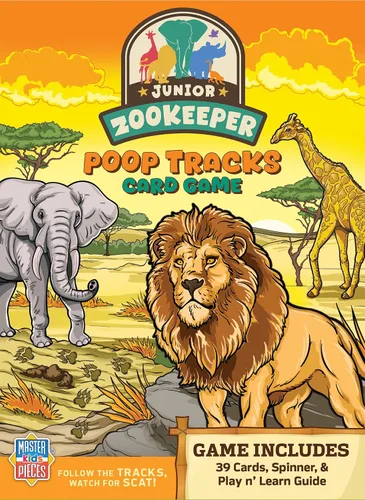Miniatura 8 de Masterpieces Jr Ranger Poop Tracks, juego de cartas para edades de 6 años, 2-6 jugadores, mediano