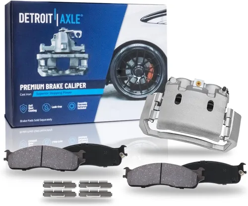 Miniatura 39 de Detroit Axle - Pastillas de freno traseras para Honda Odyssey 2011-2017 Pilot 2007-2013 MDX 2010-2013 ZDX 2010-2013 Pastillas de freno de cerámica
