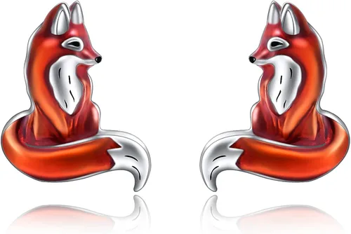 Aretes colgantes de plata de ley 925 con diseño de animales, diseño de unicornio, gato, elefante, panda, búho, oso de coala, conejo, dinosaurio,