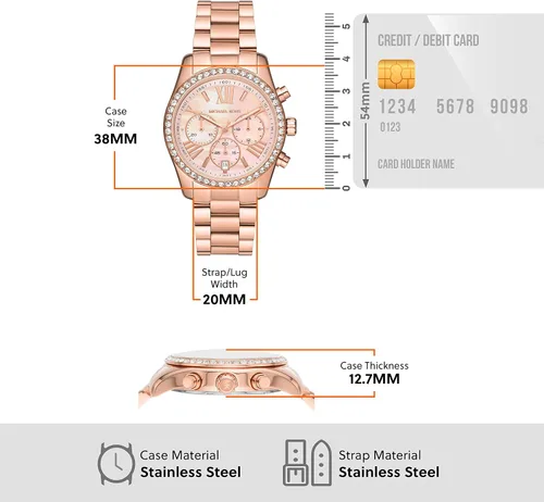 Miniatura 5 de Michael Kors - Reloj Lexington de muñeca para mujer