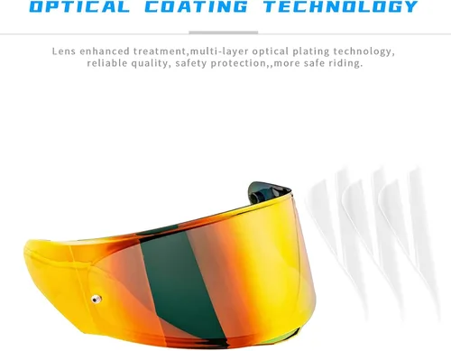 Miniatura 5 de para LS2 Helmets - Casco integral Rapid Street con visera tintada, protección UV, antiarañazos (Estilo 3)