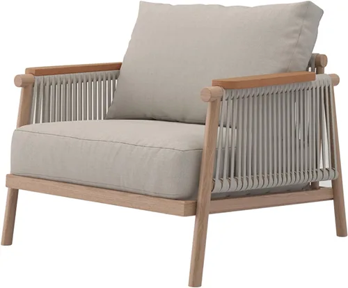 Miniatura 11 de Acanva Moderno sofá de aluminio para todo tipo de clima para patio al aire libre con cojines gruesos, tela de olefina, muebles de patio trasero