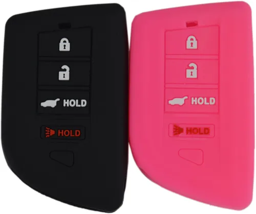 Miniatura 12 de Estuche cubierta protectora soporte de goma de silicona para llavero inteligente remoto para Acura MDX RDX Integra 2022 2023 2024 2025 72147-TYA-A21