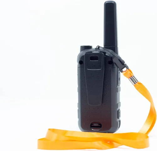 Miniatura 2 de Radio bidireccional recargable de mano CT23-GF1 Walkie Talkie FRS de 22 canales VOX (paquete de 2) NOAA incorporado (negro clásico)