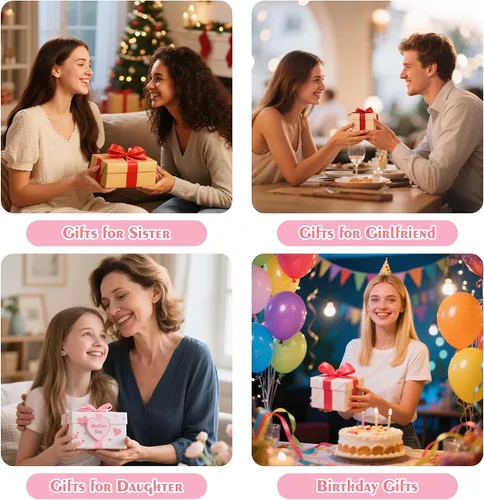 Miniatura 9 de YOOLIFE Bolso bandolera con inicial para niñas, regalos para mujeres y niñas, riñonera con inicial, monederos de regalo para niñas, regalos
