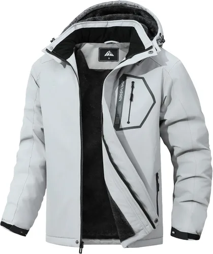 Miniatura 6 de Chaqueta de esquí impermeable y resistente al viento para hombre, abrigo de invierno con múltiples bolsillos, adecuada para el exterior