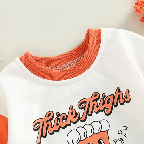 Miniatura 5 de FYBITBO Traje de Halloween para bebé recién nacido, sudadera de manga larga, mameluco de burbujas, linda ropa de Halloween