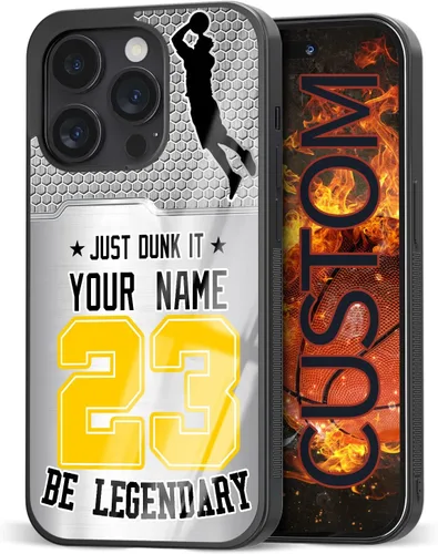 Miniatura 8 de Fundas de teléfono de baloncesto personalizadas para iPhone 6 7 8 11 12 13 14 15 16 17 Pro Max Plus Mini X para Samsung A03 A13 A14 A16 A17 A51 A52