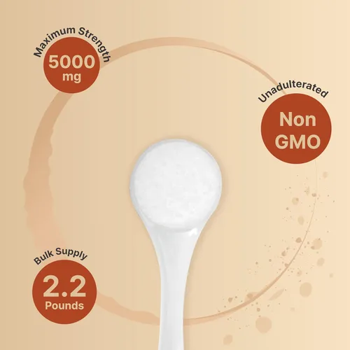 Miniatura 6 de NatureBell Polvo de Creatina Monohidrato 1,000g, 5,000mg por porción Micronizado, Puro y Sin Sabor Apoyo Muscular Pre-Entrenamiento Keto