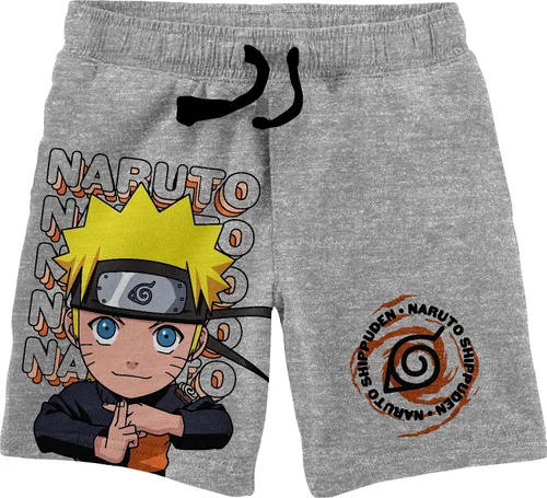 Miniatura 2 de Naruto Shippuden Chibi Naruto - Conjunto de camiseta y pantalones cortos para niño, Naranja
